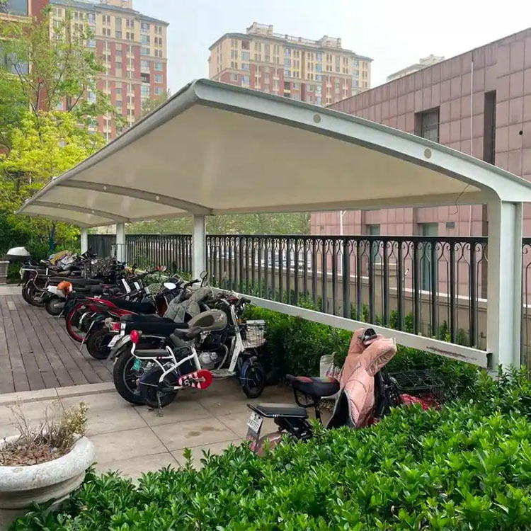 固阳县膜结构电动车棚